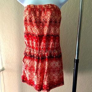 Colorful large ladies Romper